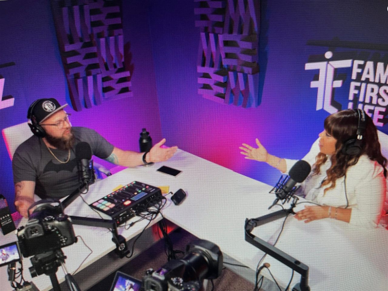 Karyn on an industry podcast